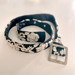 Beautiful woven embroidered handmade belt 47”